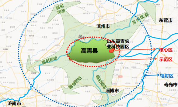 山東高青國家農業(yè)科技園區(qū)總體規(guī)劃案例